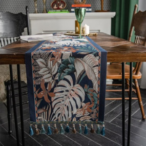 Navy Terracotta--Turkish Exclusive Runner
